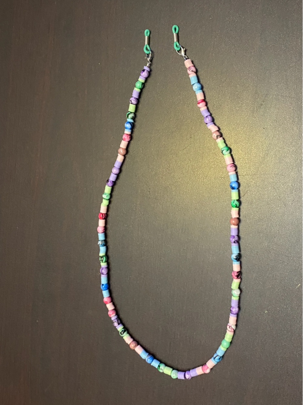 Colorful Beaded Glasses Strap Adjustable for Women - Pastel Multicolor